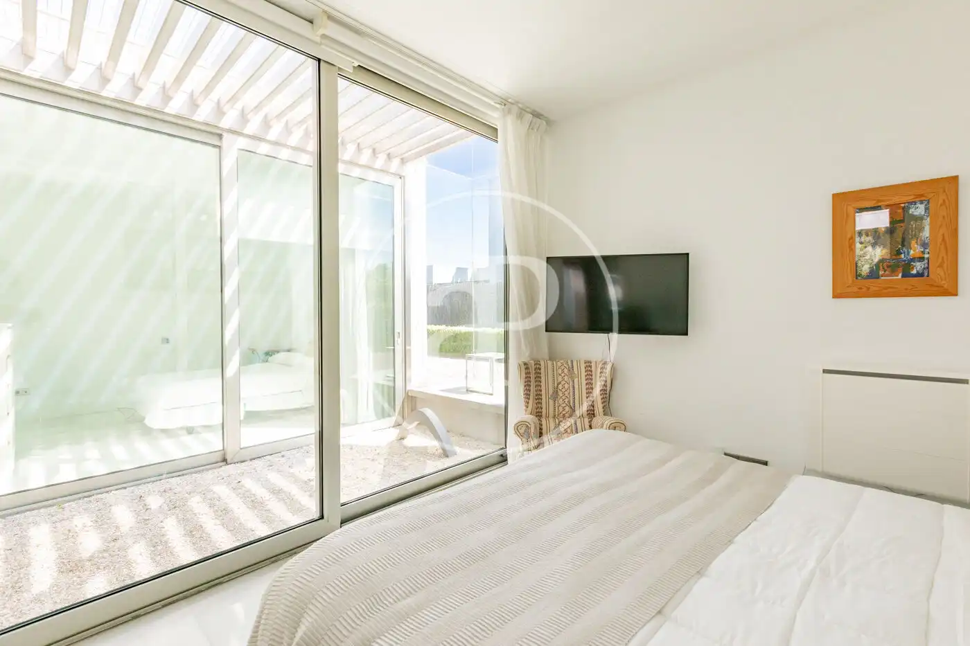 Bedroom of Houses for sale in Madrid  with Air Conditioner, Heating and Private garden