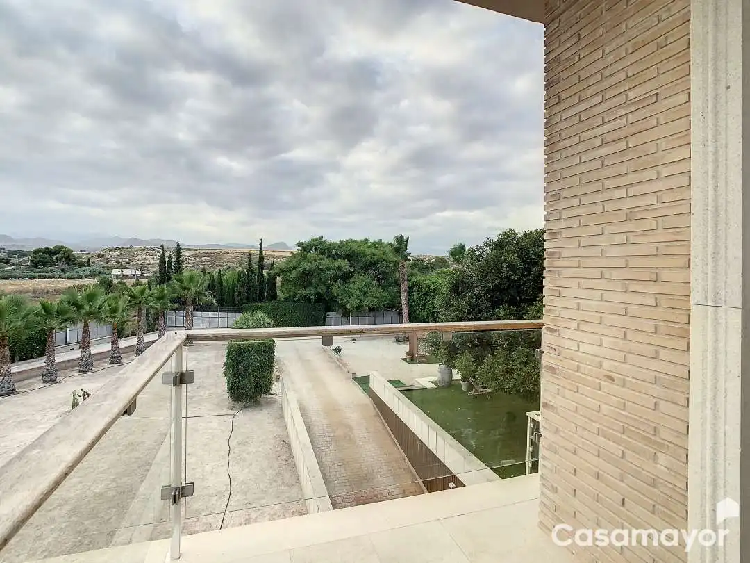 Terraza de Casa o chalet en venta en Mutxamel con Aire acondicionado, Calefacción y Jardín privado