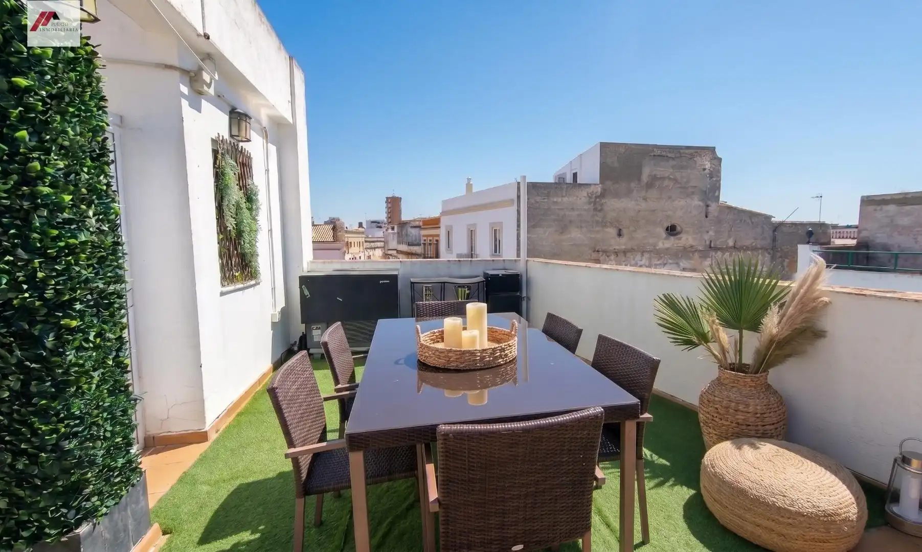 Terraza de Piso en venta en El Puerto de Santa María con Calefacción, Terraza y Amueblado