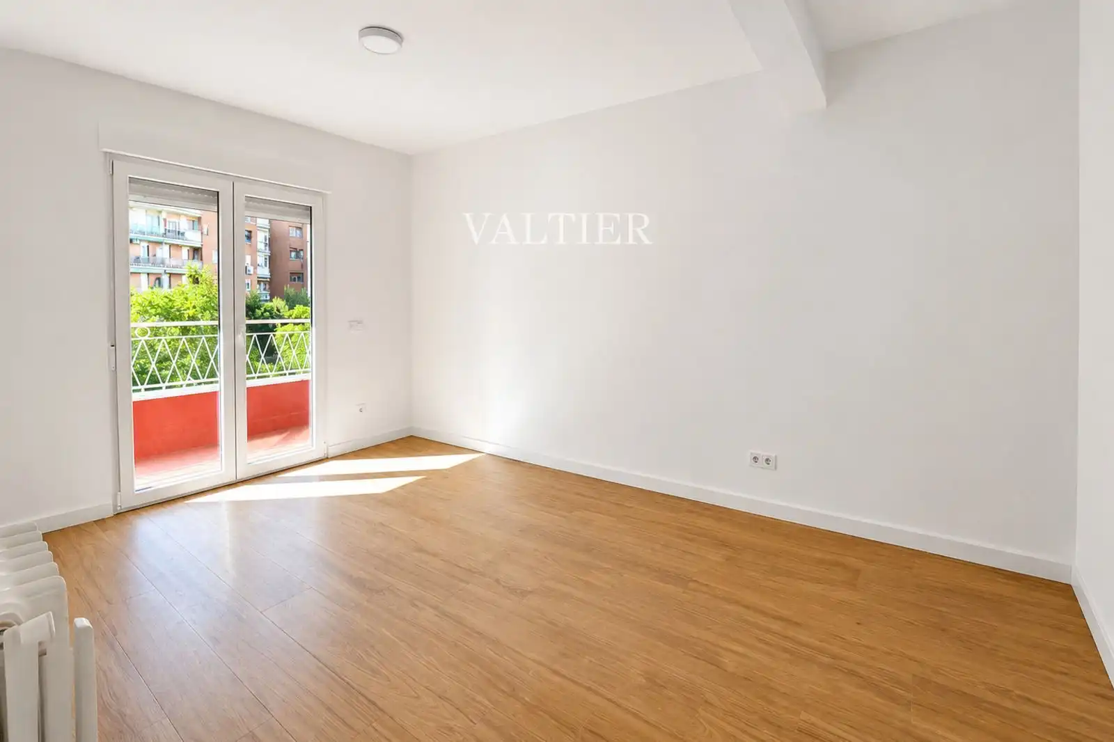 Schlafzimmer von Wohnung zur Miete in Madrid mit Terrasse