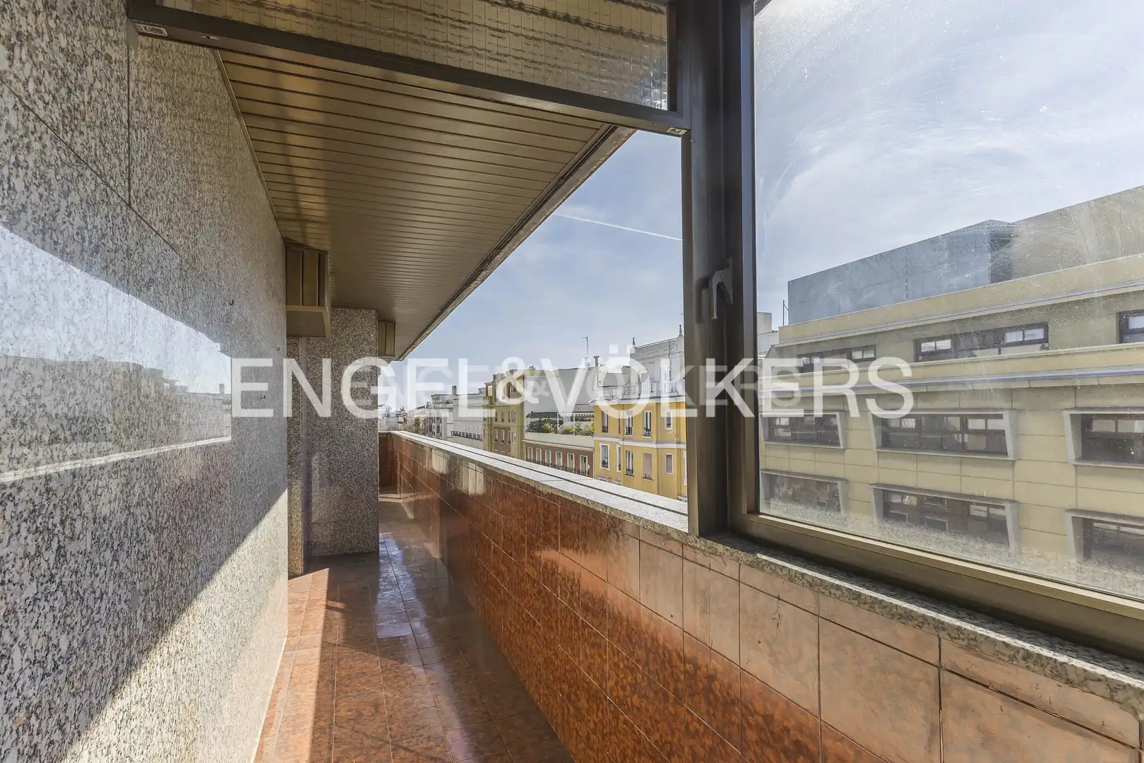Balcony of Flat for rent in Madrid  with Air Conditioner, Heating and Terrace