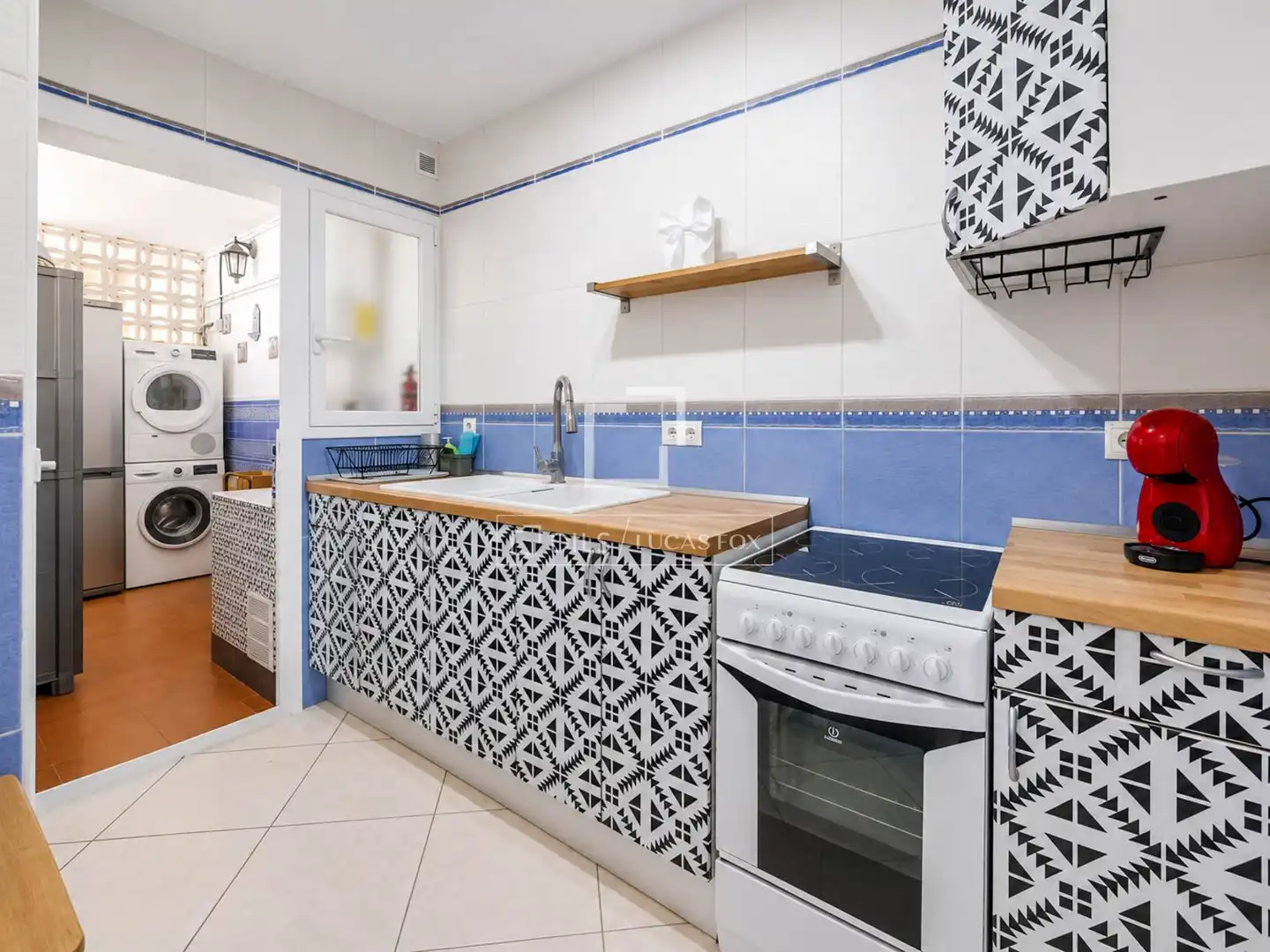 Kitchen of Flat for sale in Sant Pere de Ribes  with Air Conditioner, Heating and Private garden