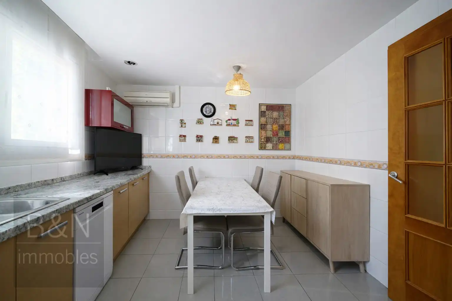 Cocina de Casa o chalet en venta en Terrassa con Aire acondicionado, Calefacción y Terraza