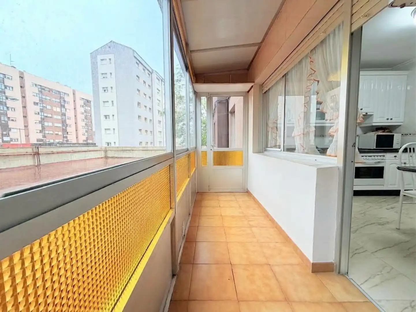 Balcony of Flat for sale in La Magdalena