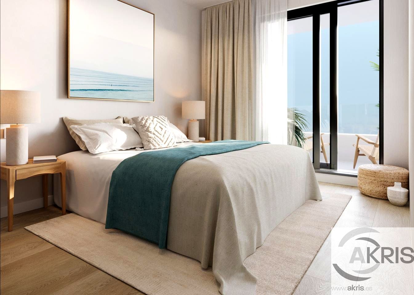 Bedroom of Flat for sale in Torrox  with Air Conditioner, Terrace and Furnished