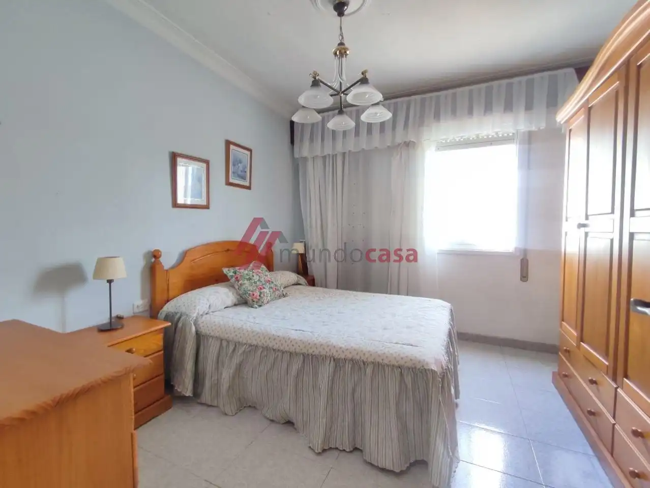 Bedroom of Flat for rent in A Malata - Catabois - Ciudad Jardín