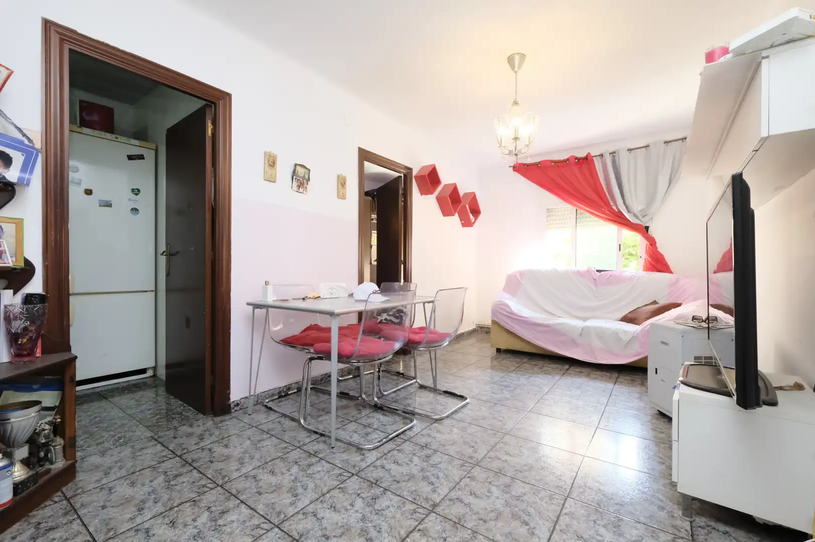 Sala de estar de Piso en venta en Barcelona con Calefacción