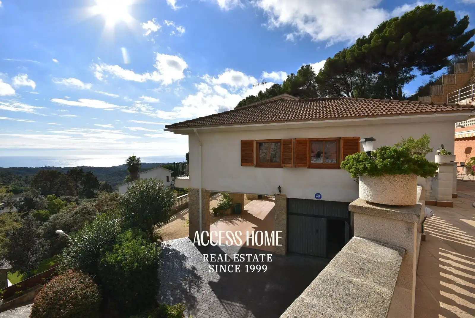 Exterior view of Houses for sale in Arenys de Munt  with Heating, Terrace and Swimming Pool