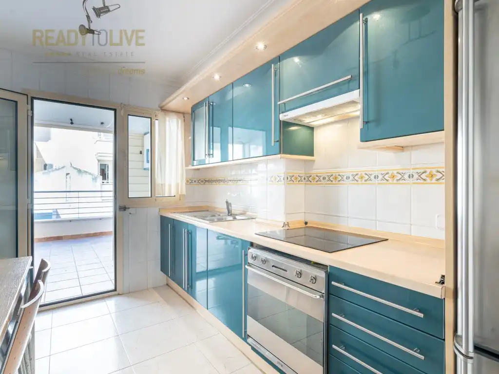 Cocina de Dúplex en venta en Alcúdia con Aire acondicionado, Terraza y Amueblado