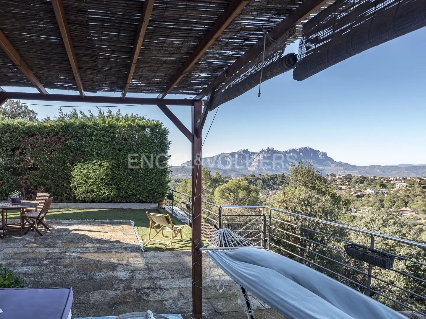 Terraza de Casa o chalet de alquiler en Vacarisses con Aire acondicionado, Calefacción y Jardín privado