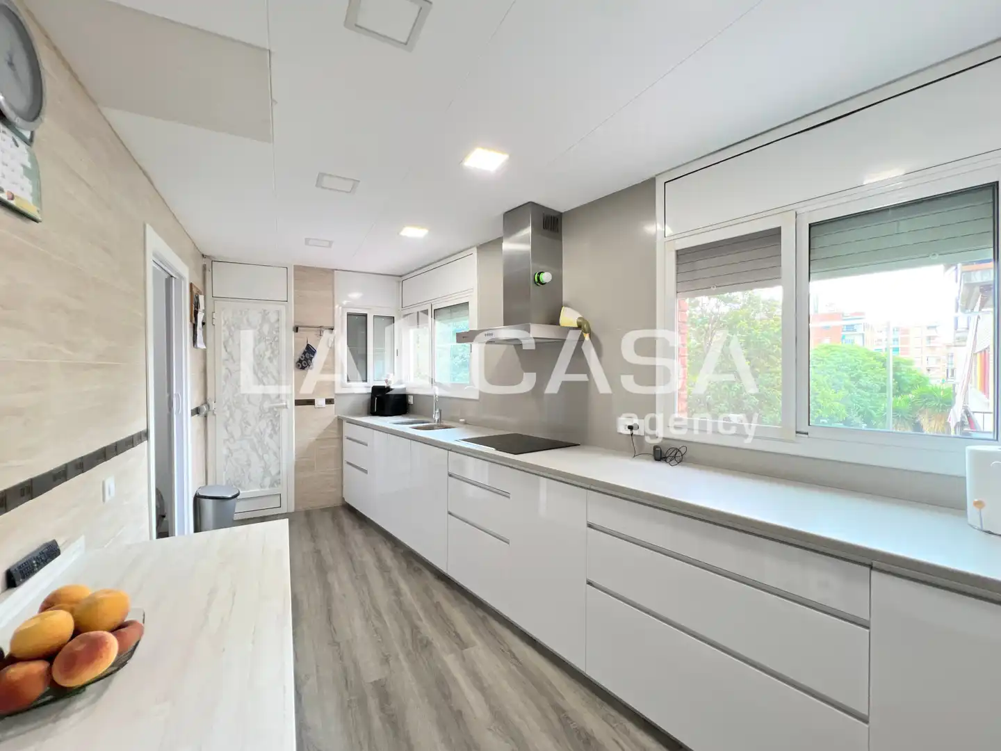 Kitchen of Flat for sale in Badalona  with Heating, Terrace and Storage room