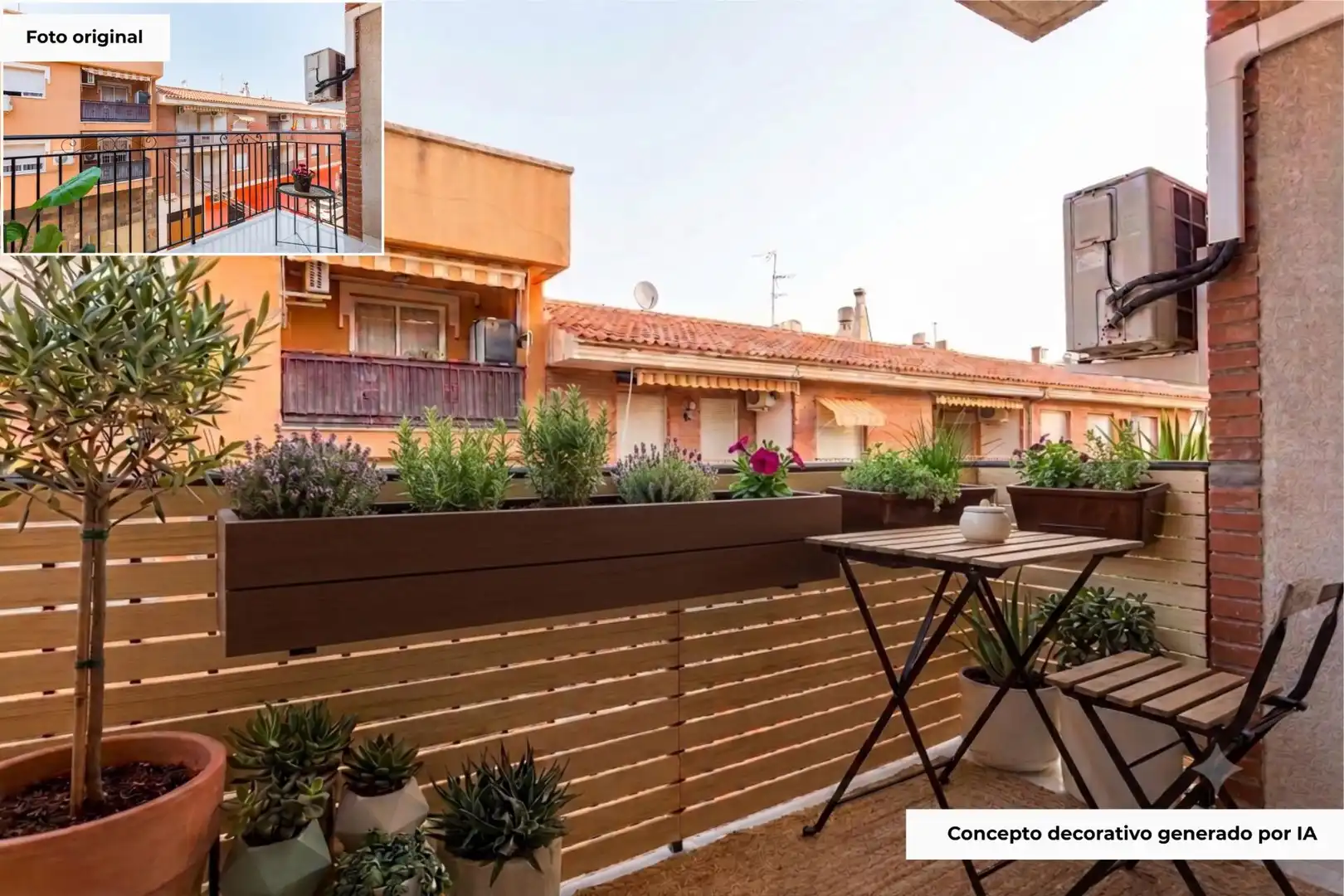 Terrasse von Wohnung zum Verkauf in Santomera mit Klimaanlage, Heizung und Terrasse