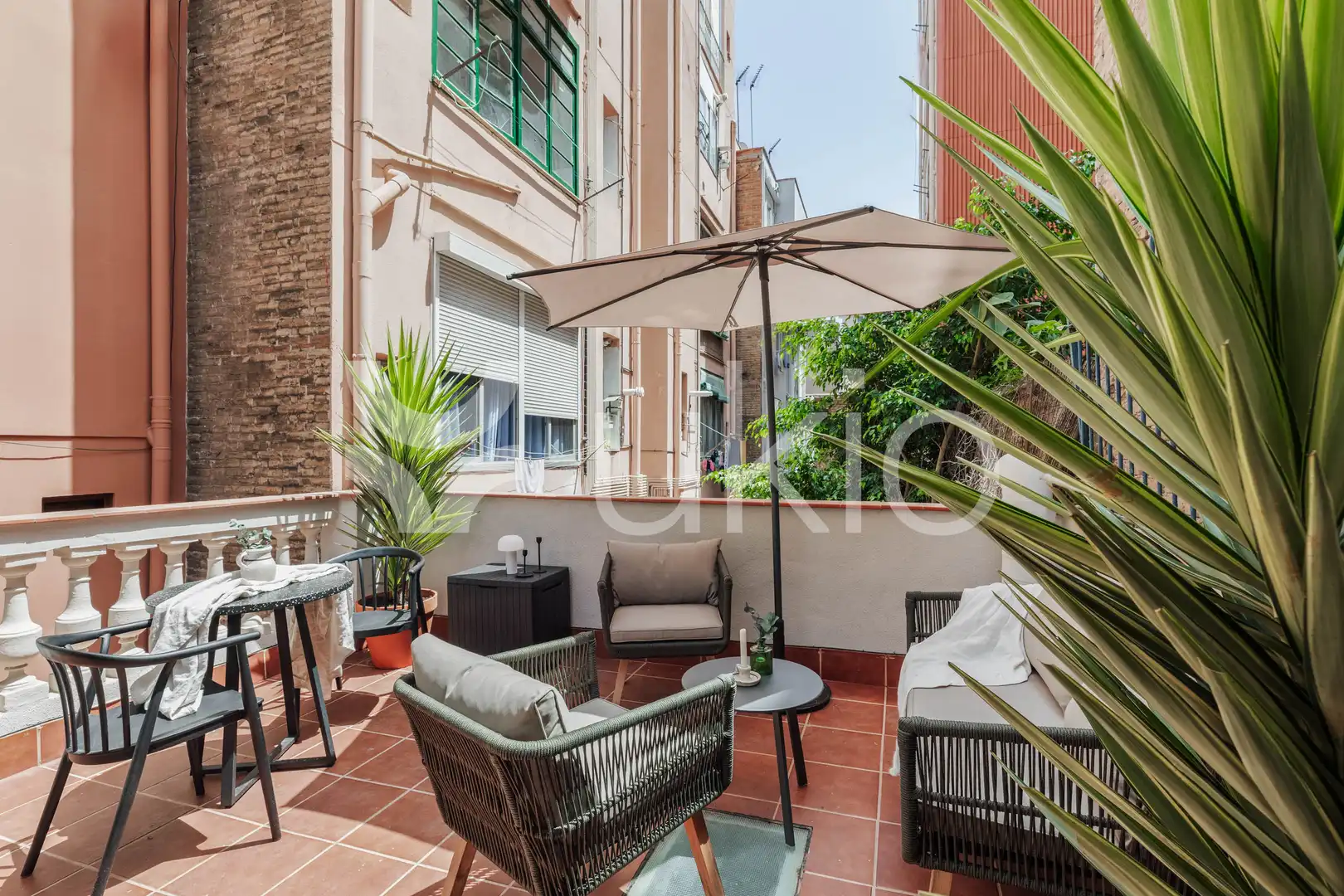 Terrace of Apartments for rent in Barcelona  with Air Conditioner, Heating and Terrace