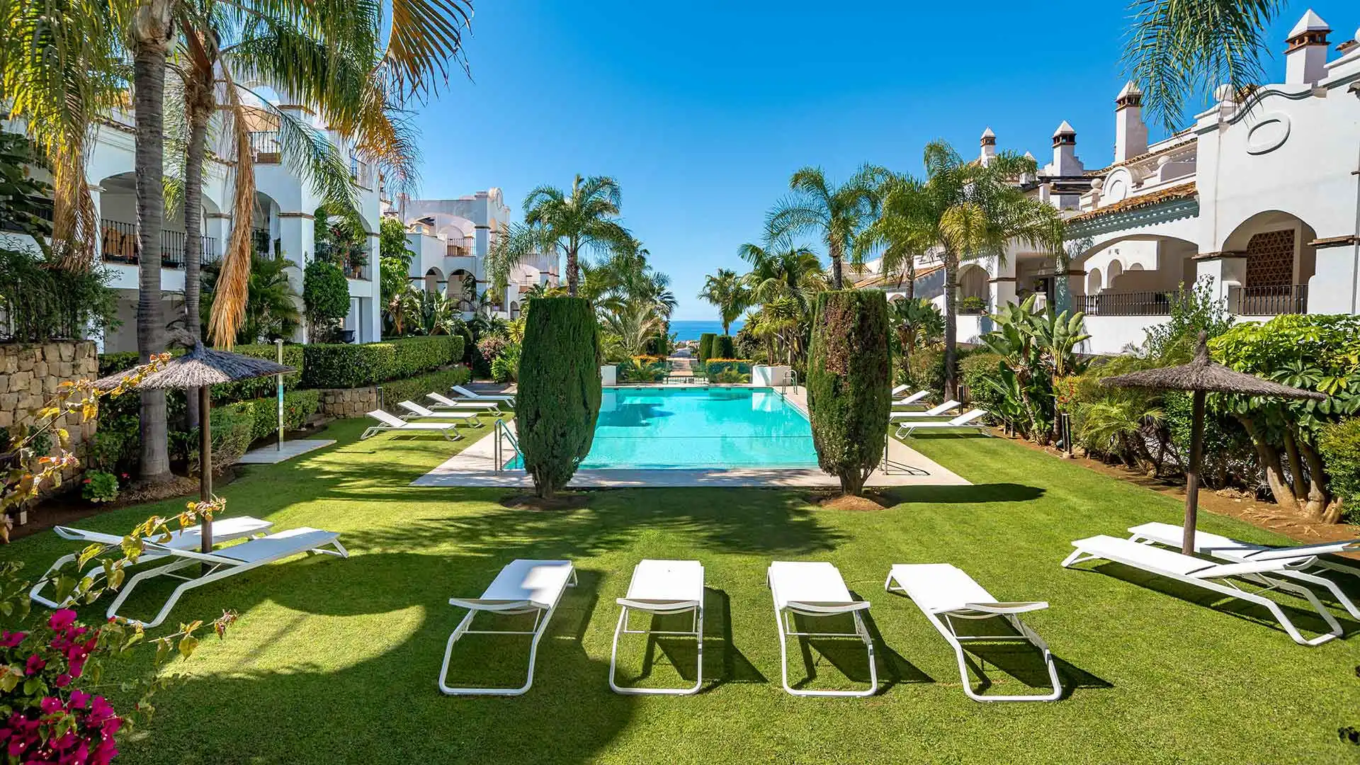 Garten von Wohnungen zum Verkauf in Marbella mit Klimaanlage, Terrasse und Abstellraum