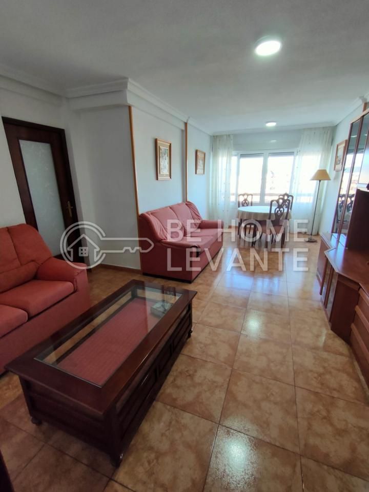Living room of Flat to rent in Alicante / Alacant  with Air Conditioner, Heating and Furnished