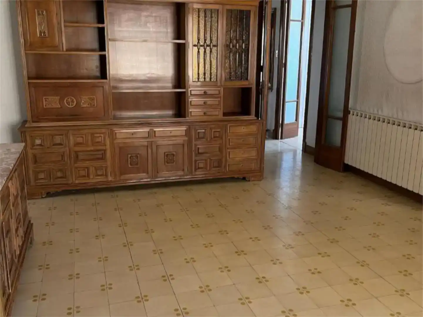 Sala d'estar de Pis en venda en Linyola amb Aire condicionat, Jardí privat i Balcó