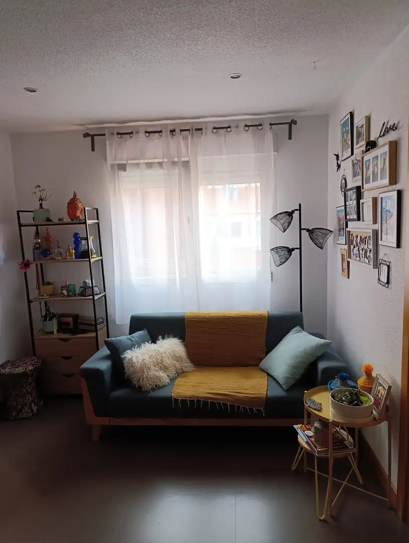 Sala d'estar de Apartament en venda en Madrid
