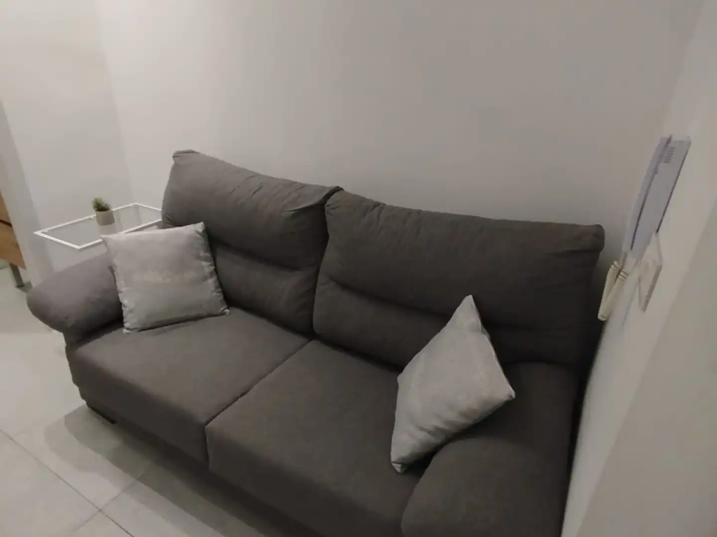 Sala d'estar de Apartament de lloguer en Murcia amb Aire condicionat, Moblat i Rentadora