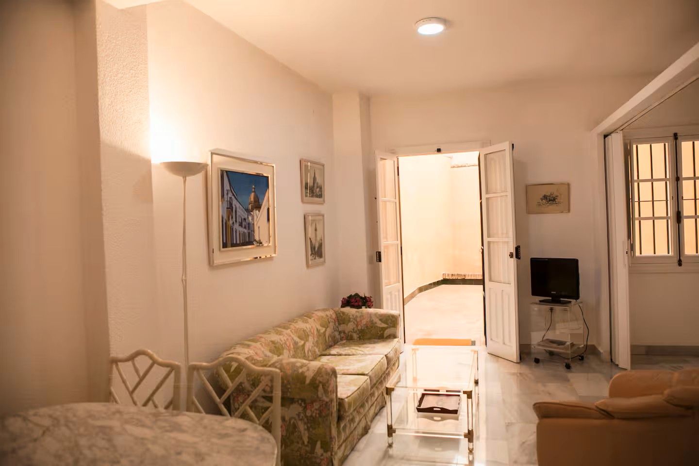 Sala d'estar de Pis de lloguer en  Sevilla Capital amb Aire condicionat, Calefacció i Terrassa