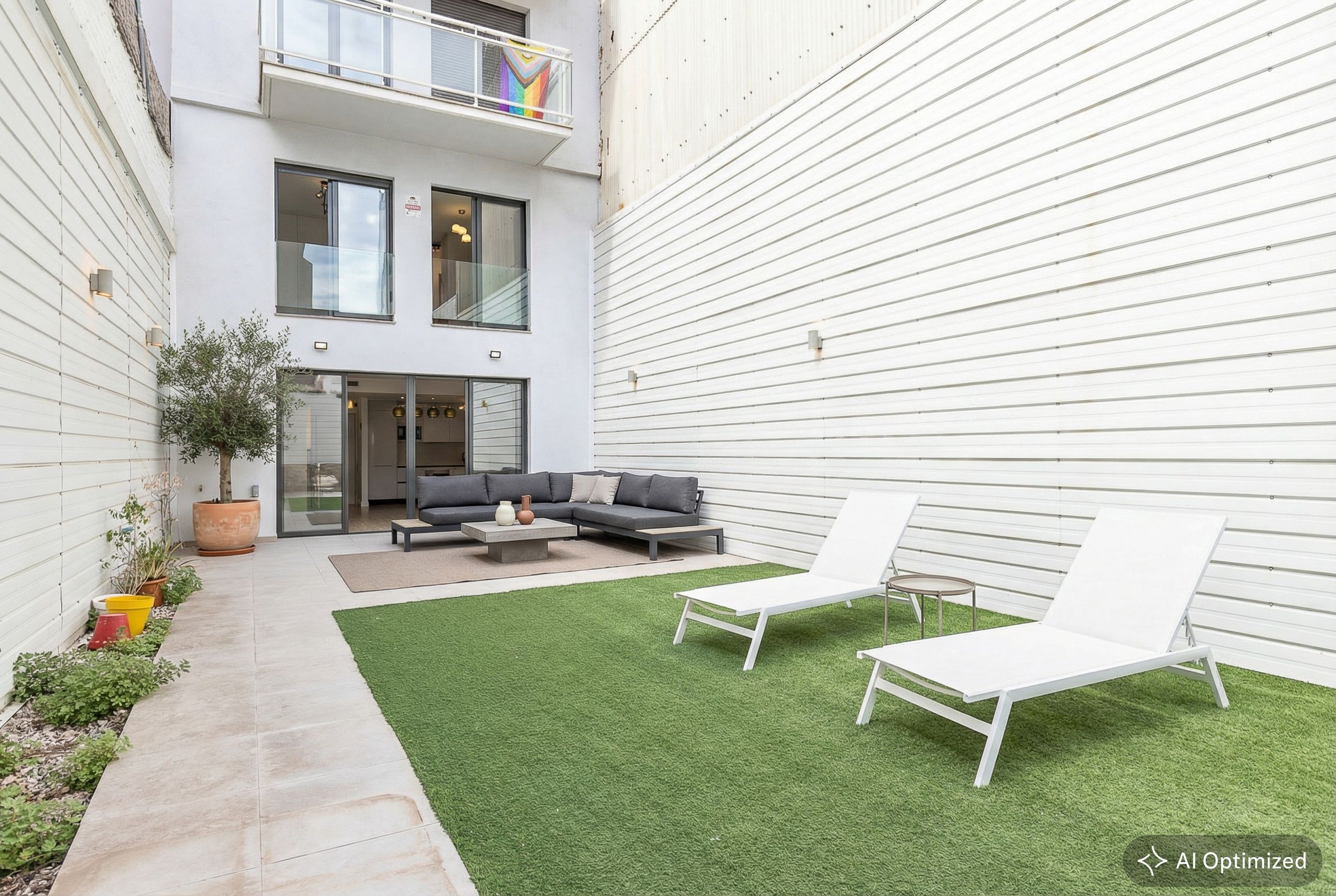 Terrassa de Pis en venda en  Barcelona Capital amb Aire condicionat, Calefacció i Jardí privat