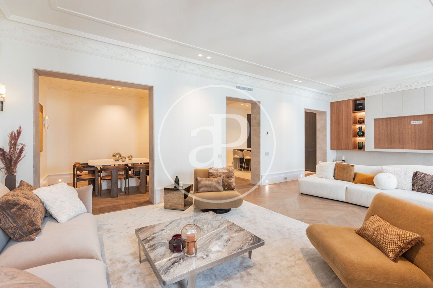 Wohnzimmer von Wohnung zum Verkauf in  Madrid Capital mit Klimaanlage, Heizung und Abstellraum