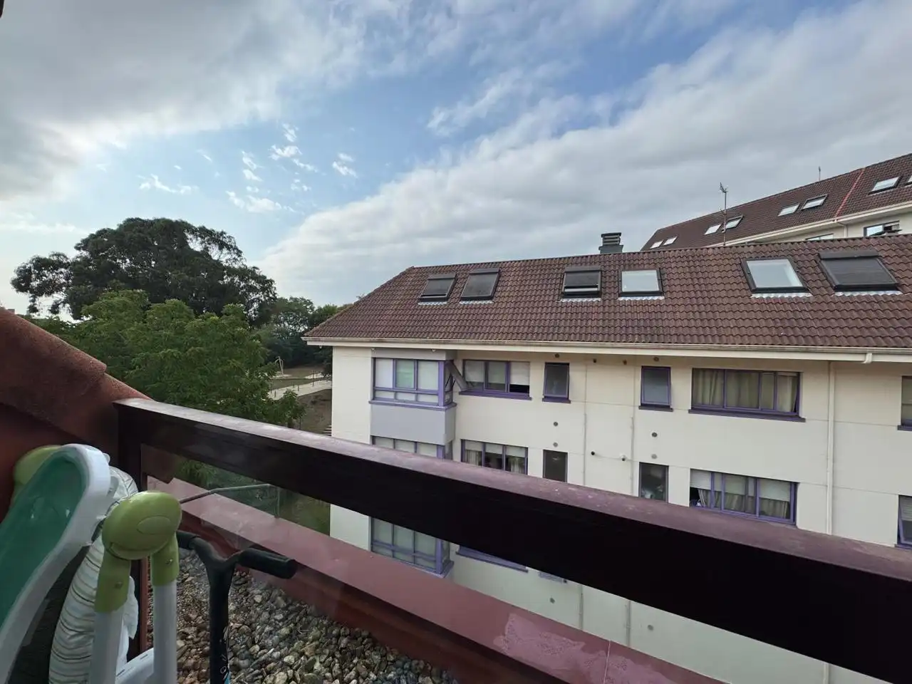 Balcony of Attic for sale in Culleredo  with Heating, Parquet flooring and Storage room