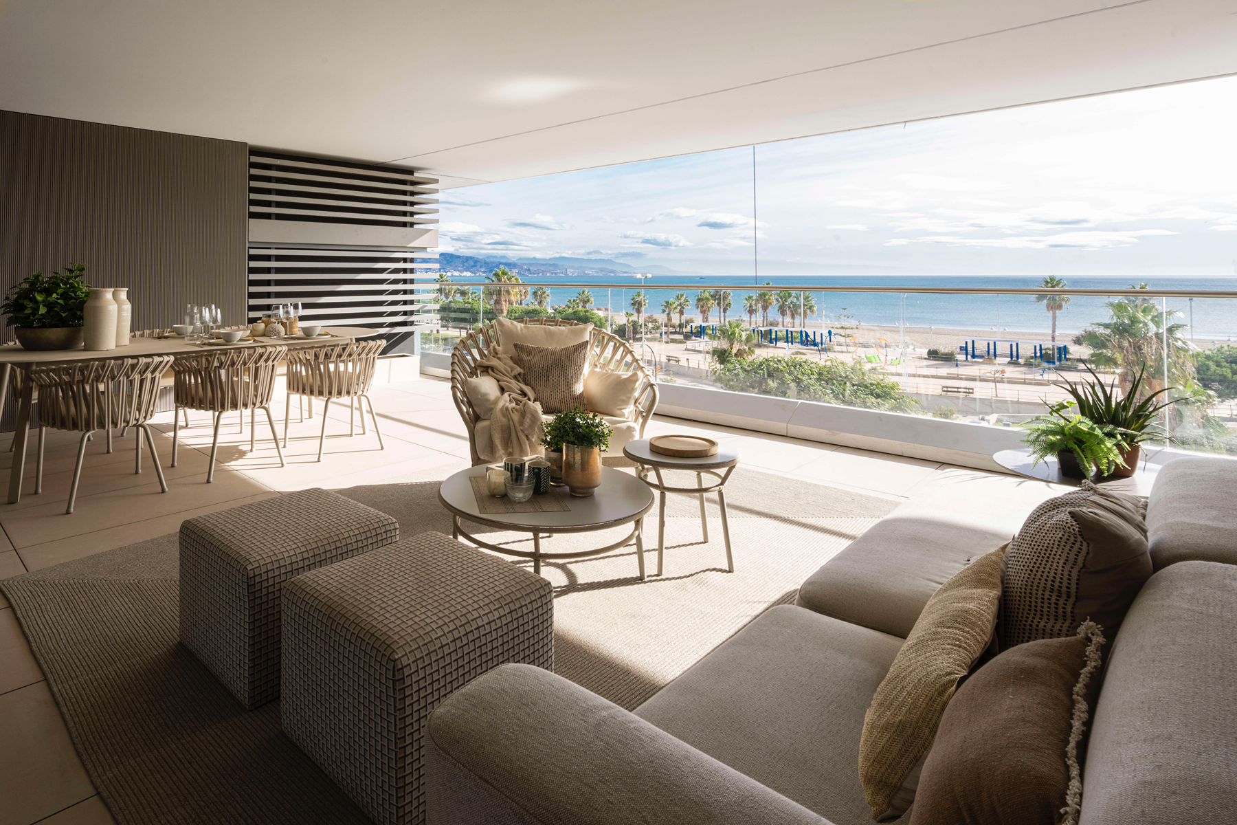 Terrace of Apartment for sale in Málaga Capital  with Air Conditioner, Heating and Terrace