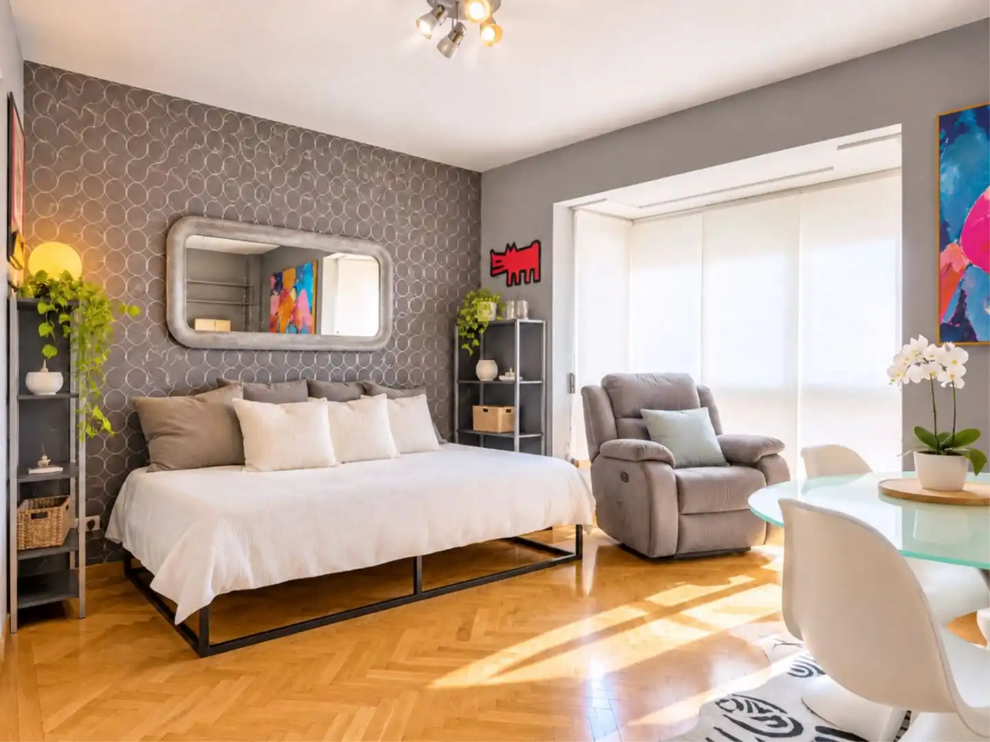 Sala de estar de Estudio en venta en Chamartín