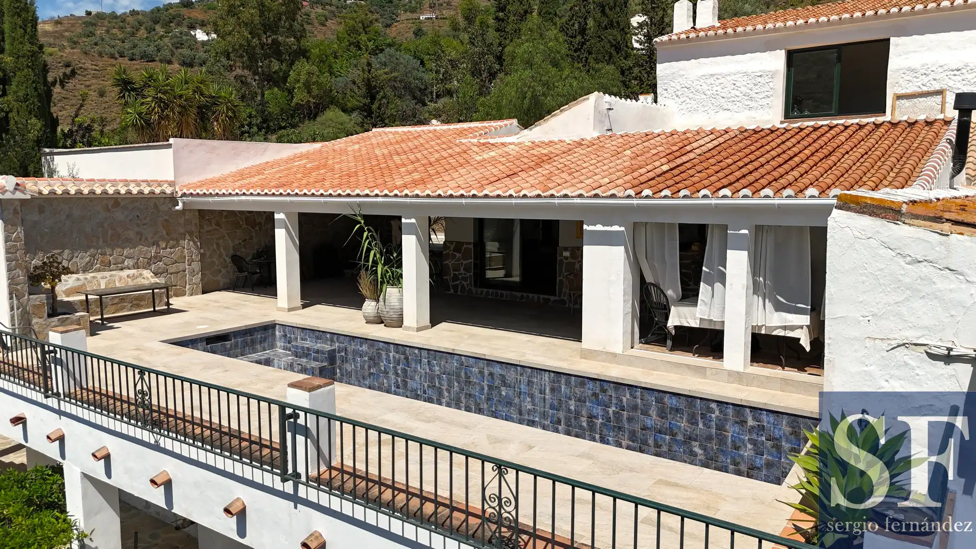 Terraza de Casa o chalet en venta en Cómpeta