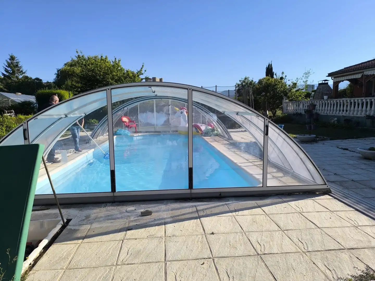 Swimming pool of Houses for sale in Fresno de Río Tirón  with Heating, Private garden and Terrace