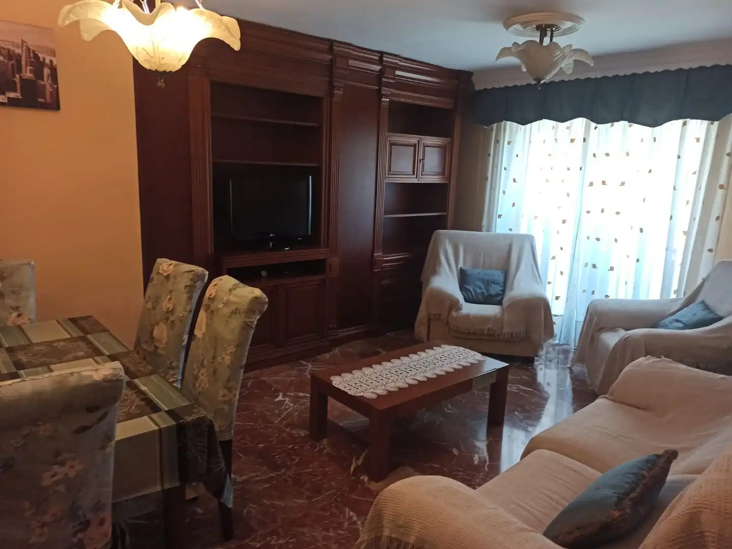 Wohnzimmer von Wohnung zur Miete in  Granada Capital mit Klimaanlage
