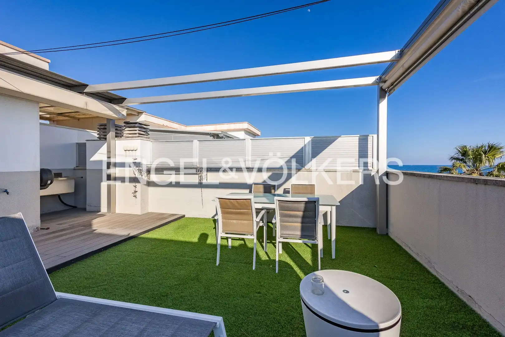 Terrace of Attic for sale in Cubelles  with Air Conditioner, Heating and Private garden