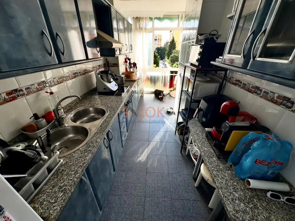 Cuina de Pis en venda en Málaga amb Aire condicionat i Terrassa