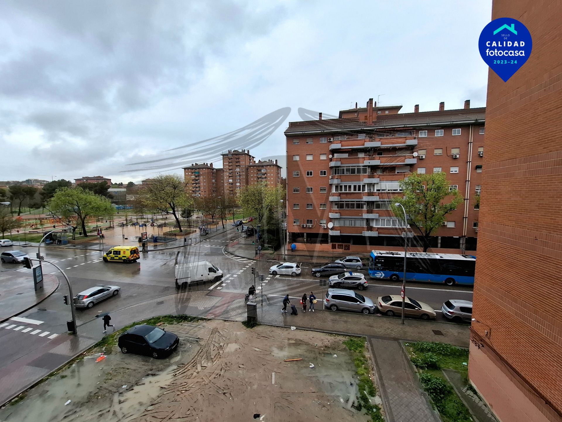 Exterior view of Flat for sale in  Madrid Capital  with Air Conditioner, Heating and Parquet flooring
