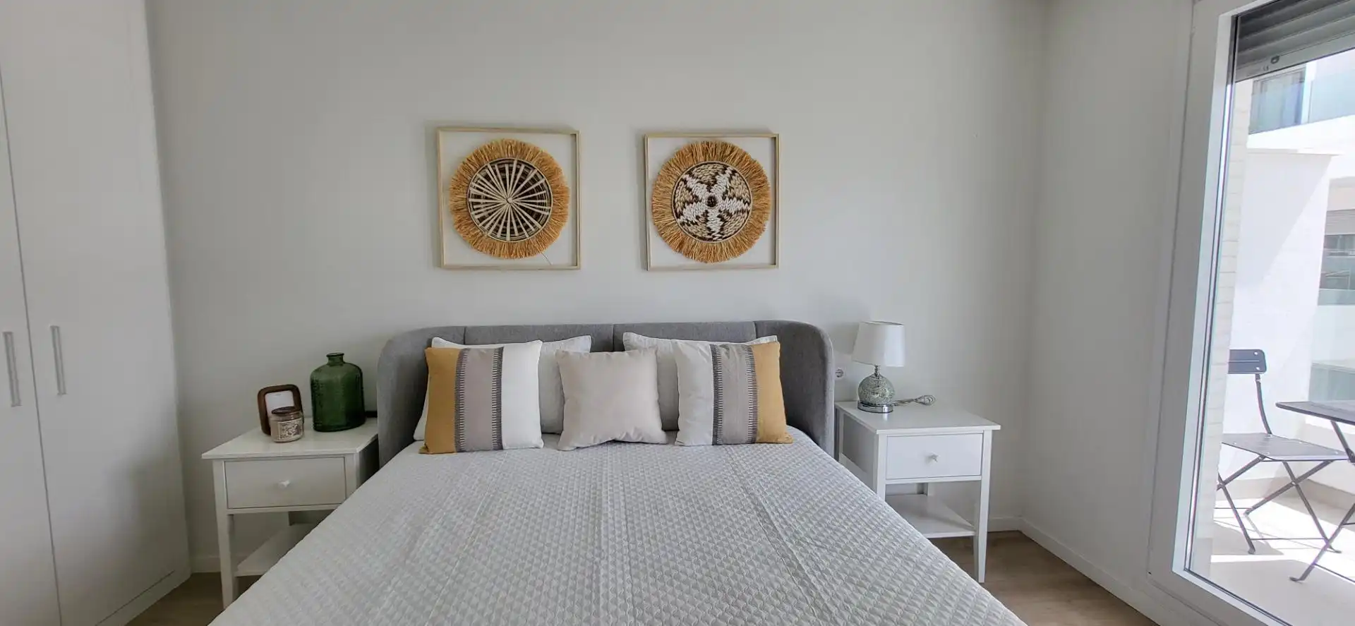 Dormitori de Apartament de lloguer en Marbella amb Aire condicionat, Calefacció i Terrassa