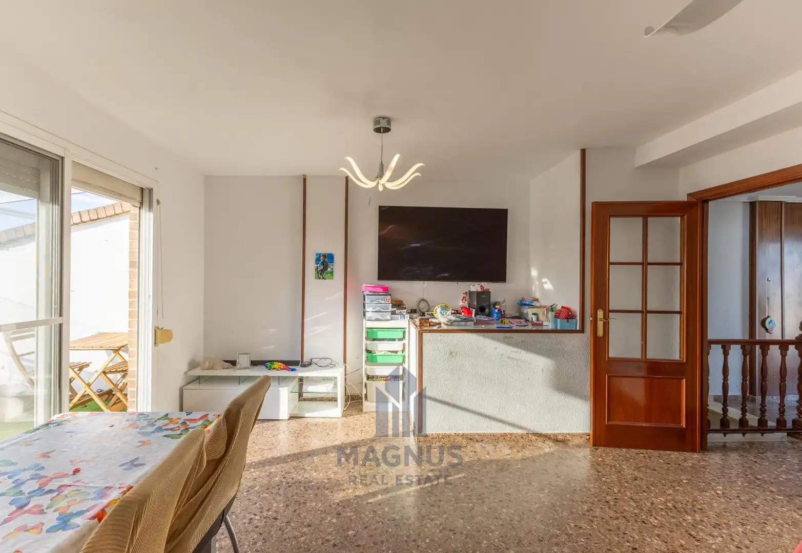 Sala de estar de Ático en venta en Aldaia con Aire acondicionado y Terraza