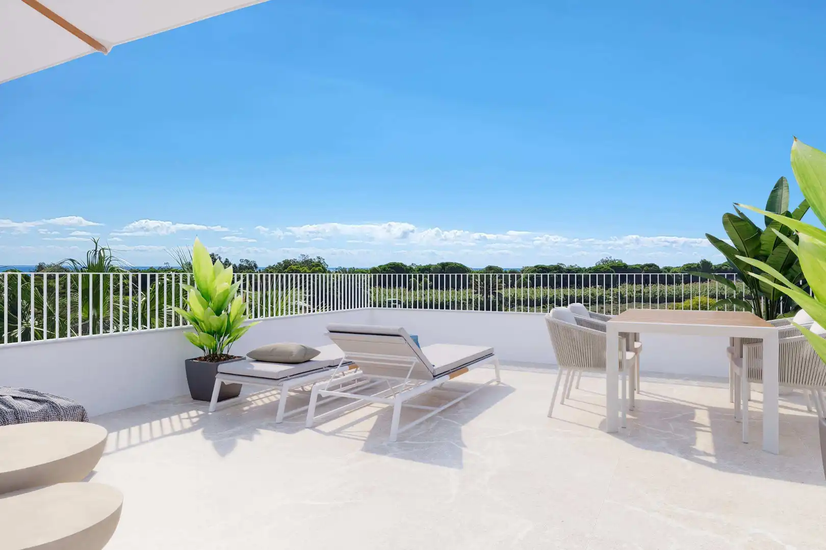 Terraza de Casa o chalet en venta en Elche / Elx con Aire acondicionado, Calefacción y Jardín privado