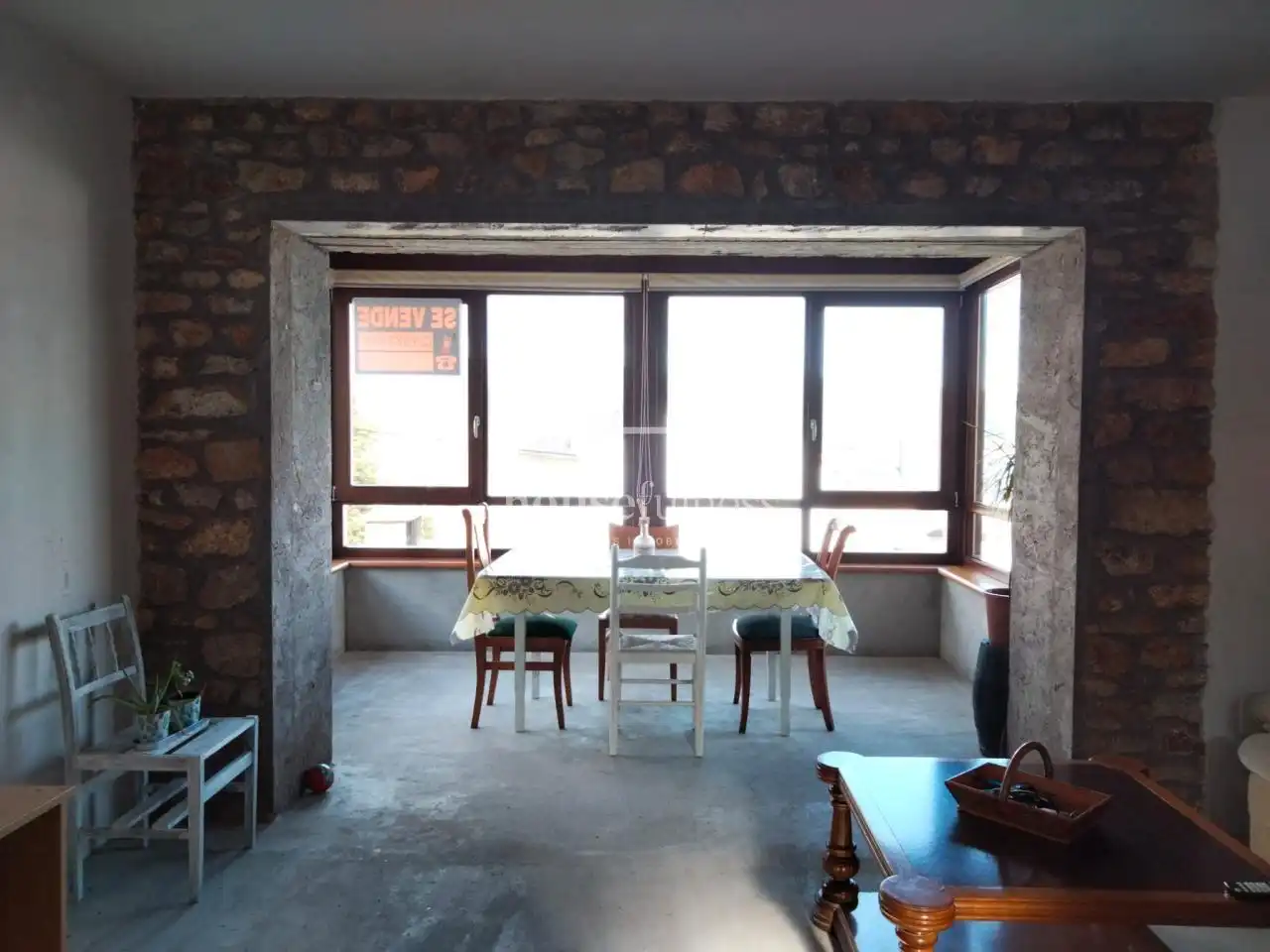 Dining room of Houses for sale in O Vicedo   with Heating, Private garden and Storage room