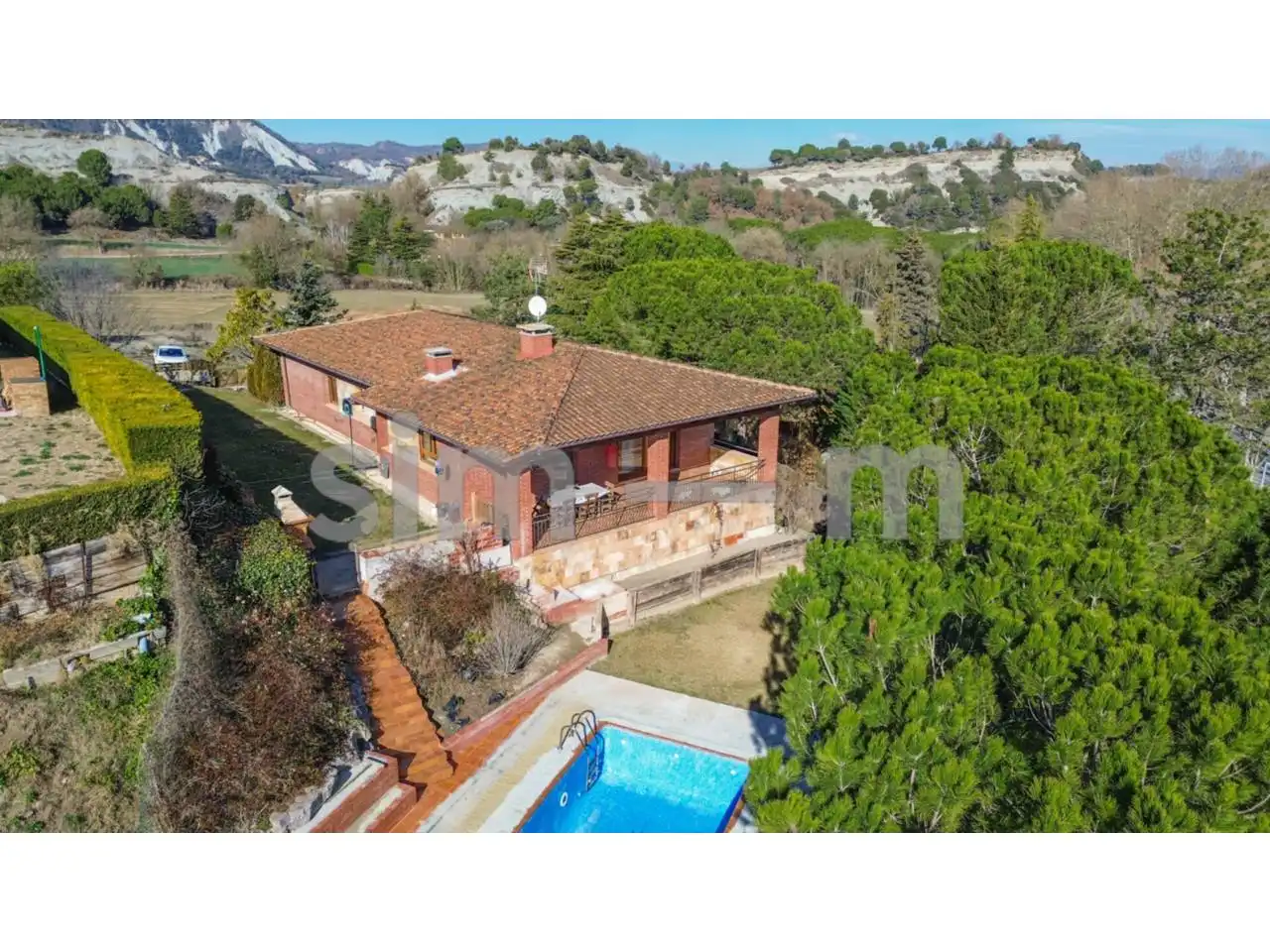 Vista exterior de Casa o xalet de lloguer en Tona amb Aire condicionat, Calefacció i Jardí privat