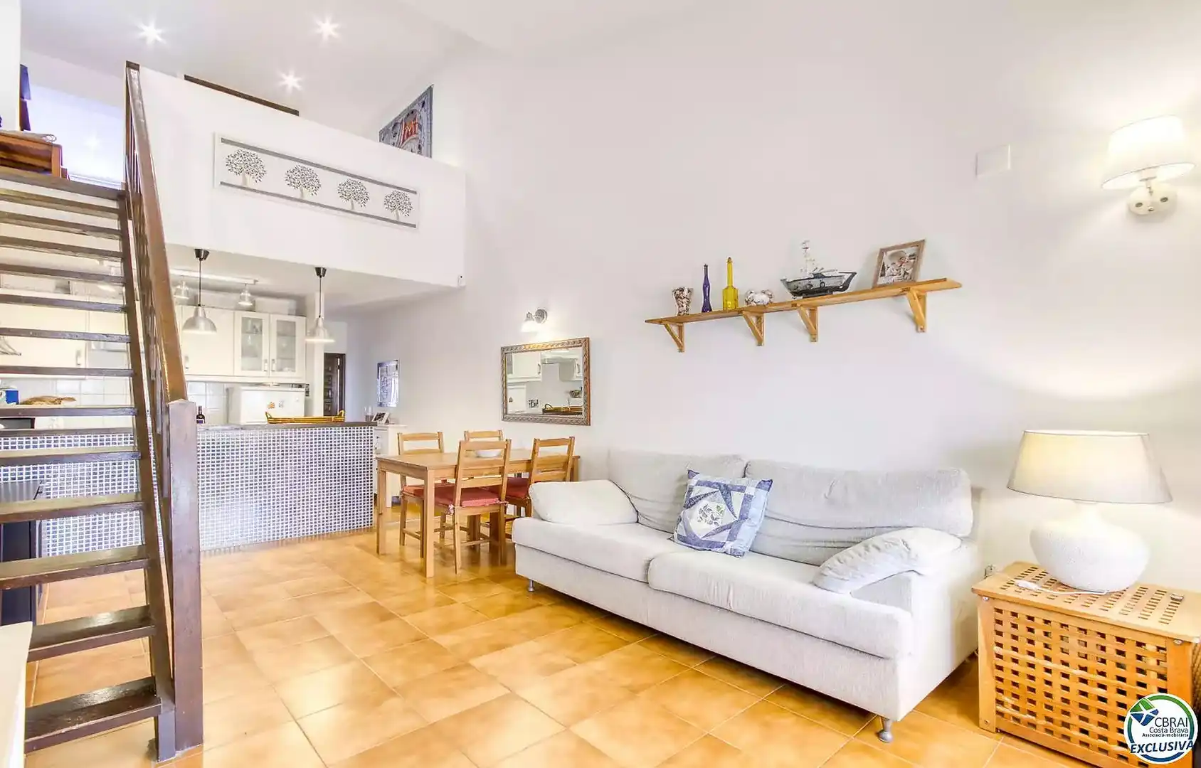 Sala de estar de Casa o chalet en venta en Garrigàs con Terraza y Amueblado