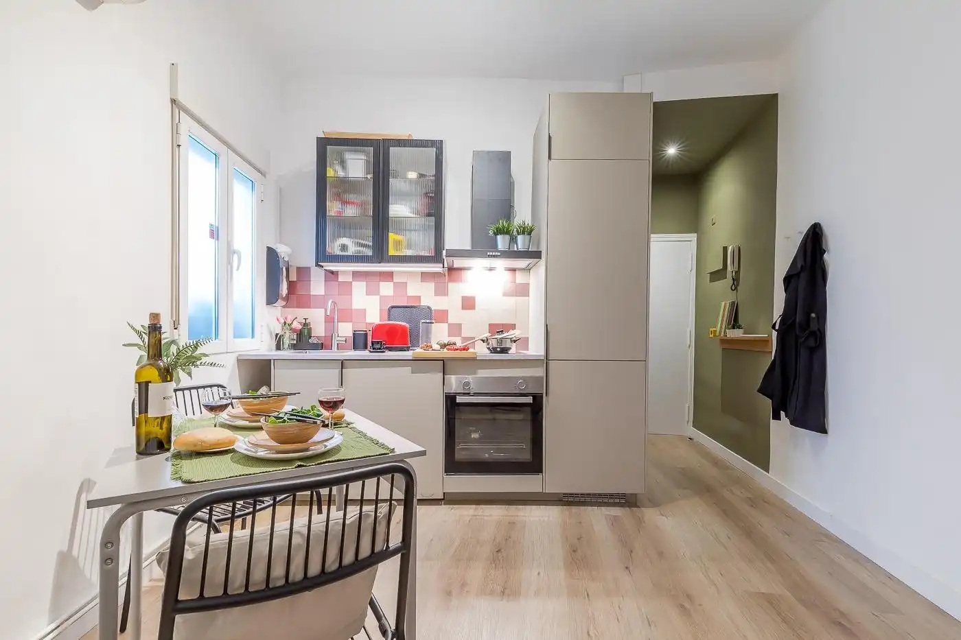 Kitchen of Apartments for sale in Madrid  with Air Conditioner and Furnished