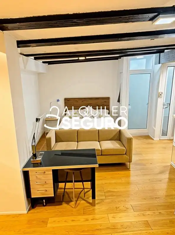 Sala de estar de Estudio de alquiler en Requena con Amueblado