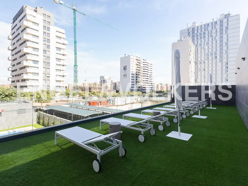 Terrassa de Pis de lloguer en Valencia amb Aire condicionat, Calefacció i Terrassa