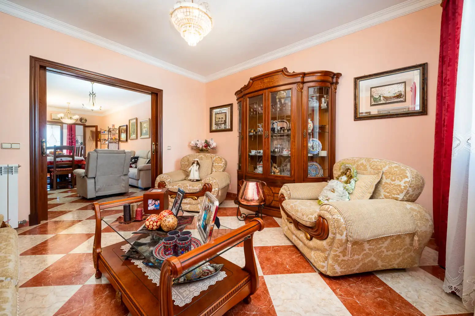 Sala de estar de Casa o chalet en venta en Santanyí con Aire acondicionado, Calefacción y Terraza