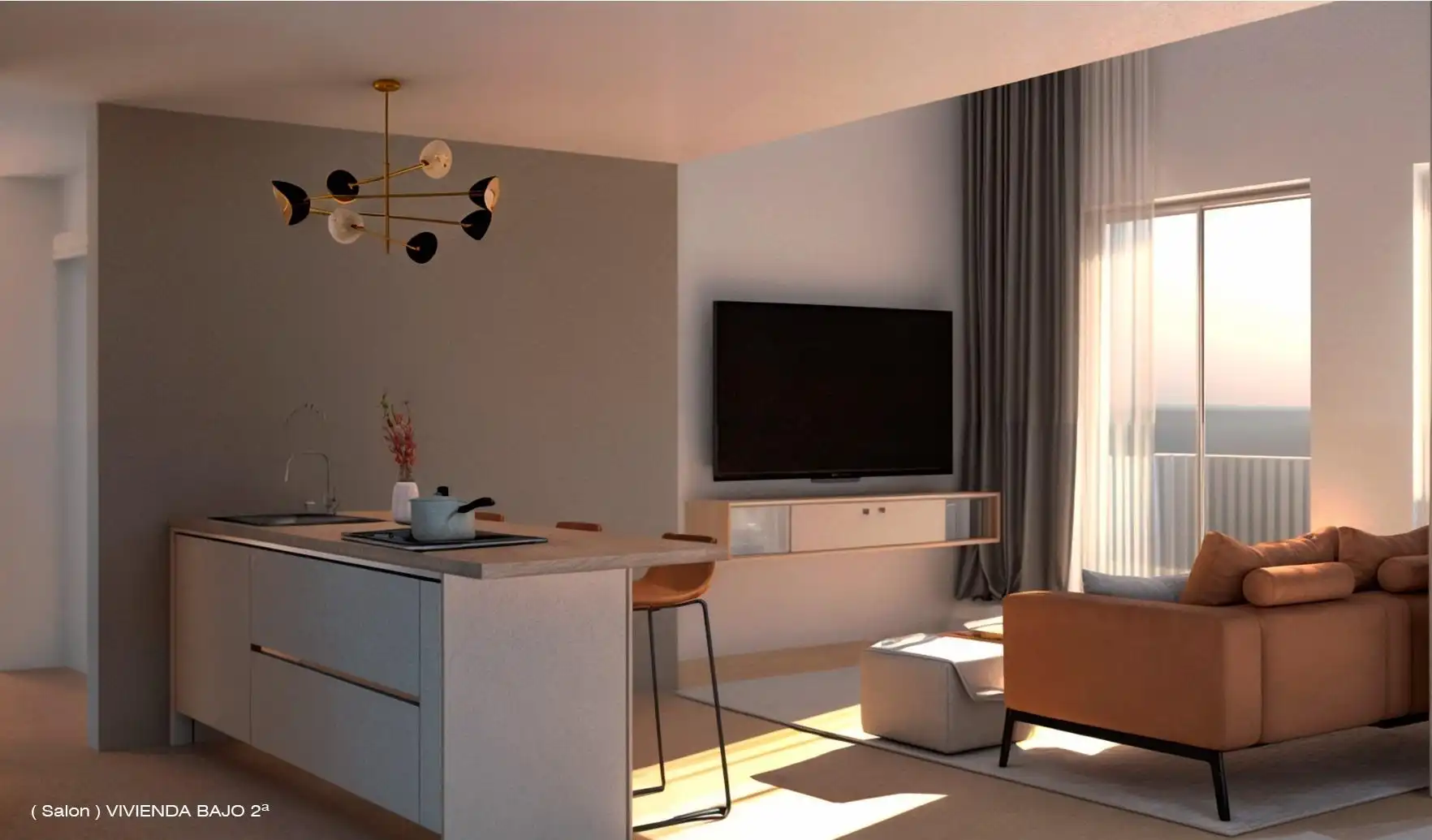 Living room of Flat for sale in Barcelona  with Balcony and Community pool