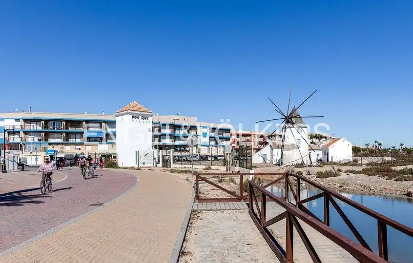 Vista exterior de Casa o chalet en venta en San Pedro del Pinatar con Aire acondicionado, Calefacción y Jardín privado