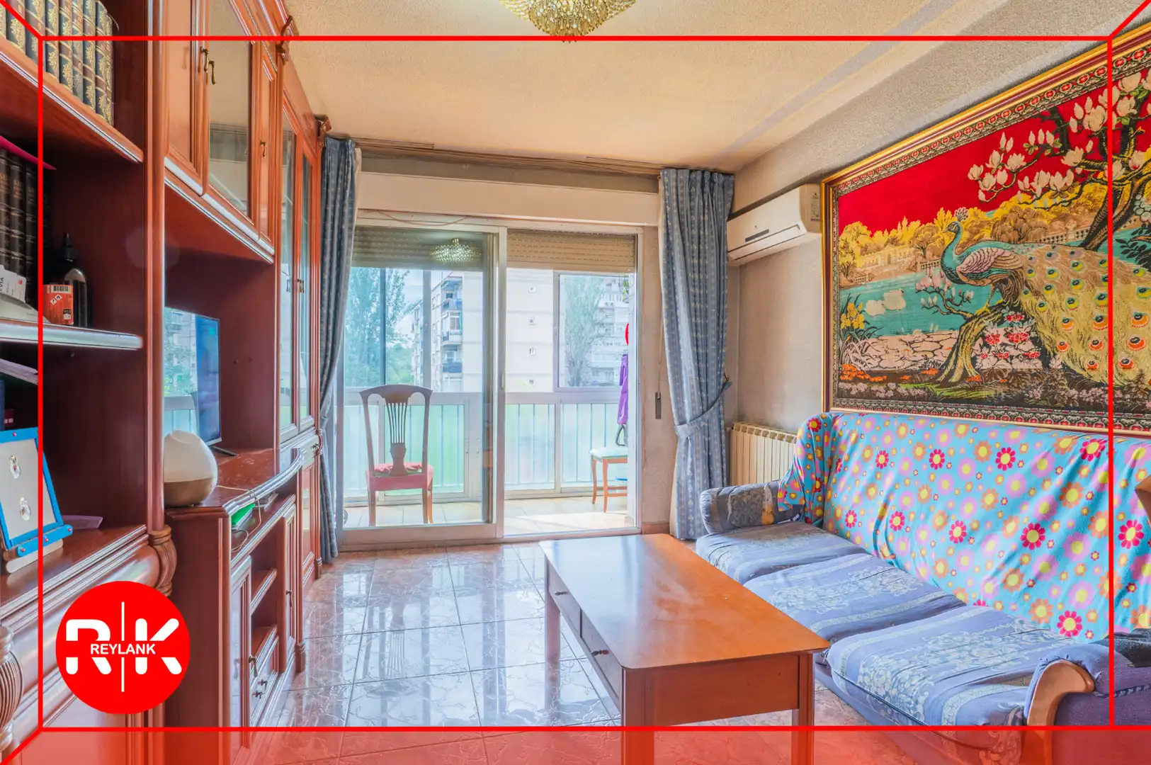 Sala de estar de Piso en venta en Coslada con Aire acondicionado, Calefacción y Parquet
