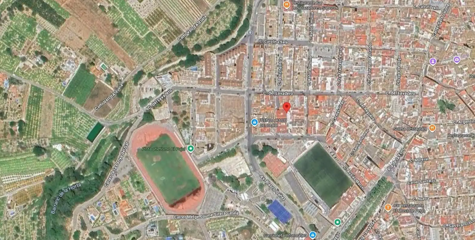 Vista exterior de Piso en venta en Pego