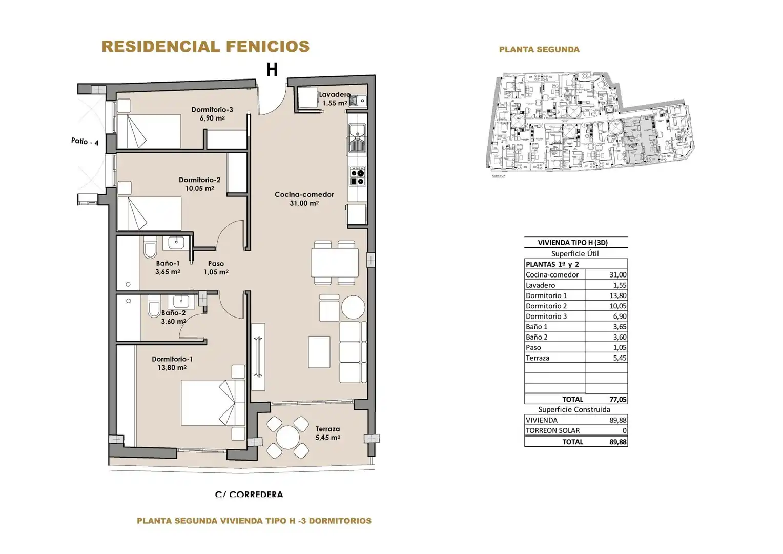 Wohnung zum Verkauf in Mazarrón mit Terrasse und Abstellraum