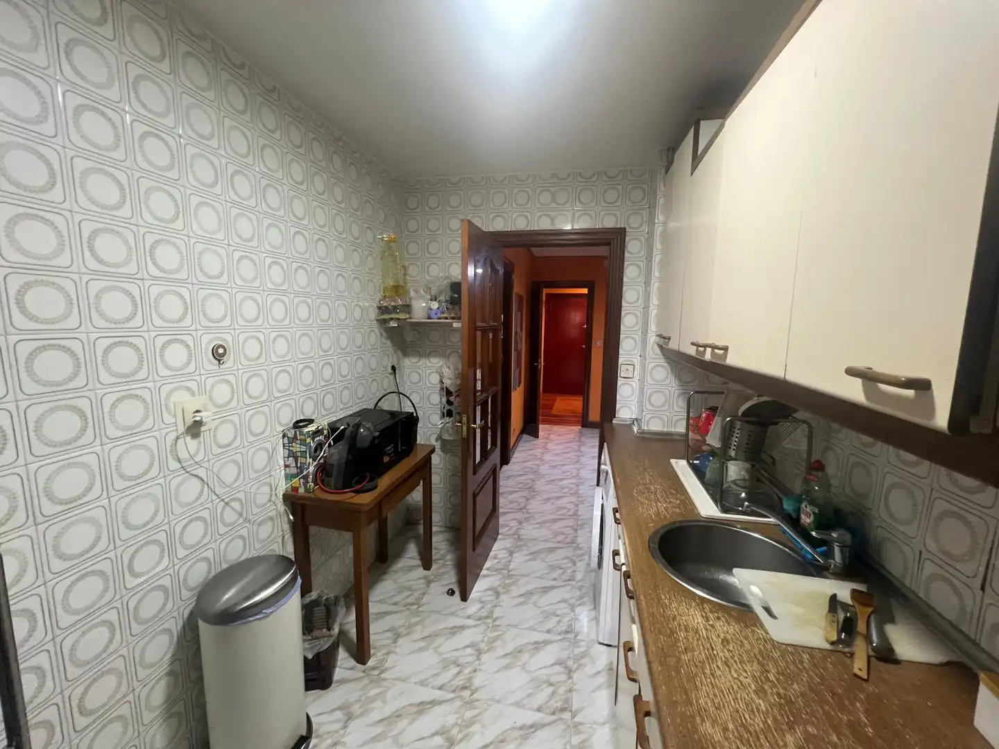 Küche von Wohnung zum Verkauf in Bilbao  mit Heizung, Terrasse und Balkon